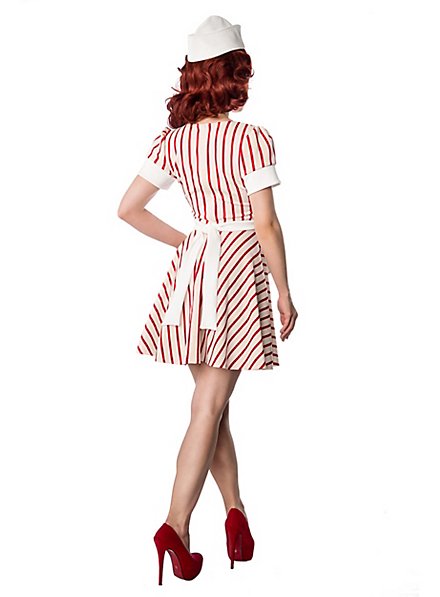 50s diner waitress top costume